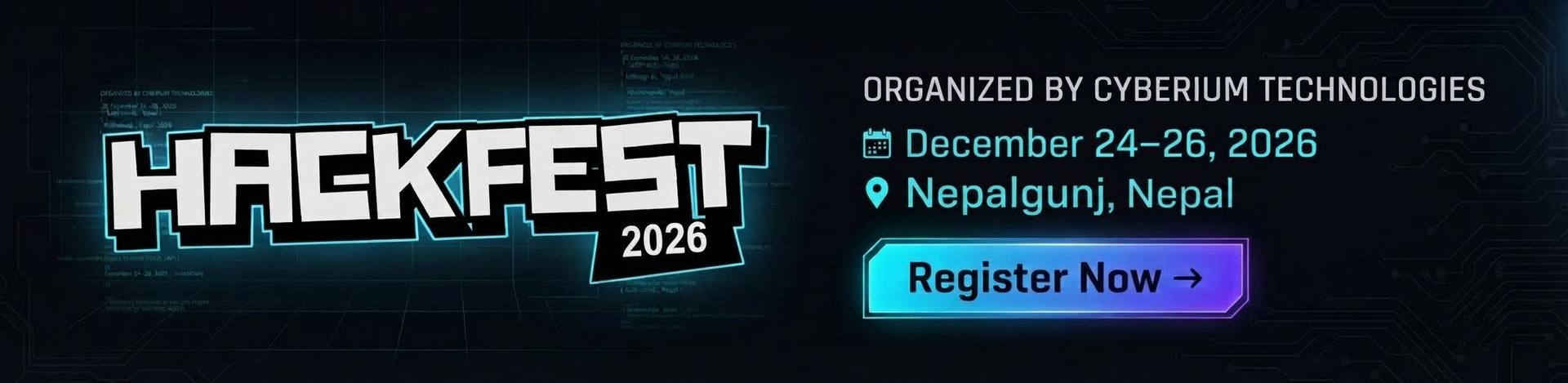 HackFest 2026 event banner